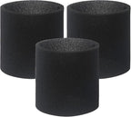 DFD 3 Pcs 90585 Foam Sleeve Filter Replacement Compatiable with Genie Shop Wet Dry Vacuums & for Shop Vac for Vacmaster, VF2001 Foam Replacements Filters for Wet Dry Vacuum Cleaner