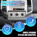 Xomzema 3Pcs Upgraded Control Switch Knob for Toyota Tacoma 2005-2015,Air Conditioning AC Heater Blower Fan Climate Control Knobs Switch Button,Replace 55900-04020 65551820A
