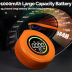 MOES Portable Carbon Monoxide Monitor for Travel Battery Powered CO Detector with Real Time Display for Hotel RV Camping and Temporary Use