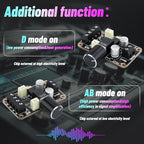 DROK 5W+5W Mini Amplifier Board 2pcs PAM8406 Audio Amplifier Board DC 5V Digital Stereo Power Amp 2.0 Dual Channel Class D Amplify Module for DIY Speaker Sound System