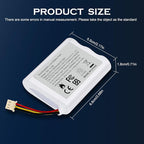 9000mAh Battery 300-10186 Replacement for ADT Command Smart Security Panel ADT5AIO-1 ADT5AIO-2 ADT5AIO-3 ADT7AIO-1, ADT 2X16 AIO Home Security System ADT2X16AIO-1 ADT2X16AIO-2 Battery 3.6V 32.4Wh