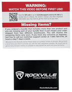 Rockville RCC14-500-2 14 AWG 500ft CCA Speaker Wire, CL2 Rated, in-Wall/Ceiling, 70V Compatible, Flexible Jacket, Easy Installation, for Home Theater and Commercial Audio
