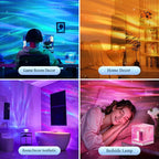 Northern Lights Projector Valentines Day Gifts for Her/Him, 18-Color Sunset Lamp Galaxy Projector Aurora Light Projector for Bedroom,Mood Lighting Room Lights,Cute Stuff Game Room Decor for Teen Girls