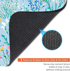 Armanza Square Mouse Pad Plants,Personalized Premium-Textured Custom Mouse Mat Design,Washable Mousepad Lycra Cloth,Non-Slip Rubber Base Computer Mouse Pads for Wireless Mouse