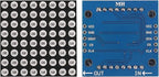 Azuocn 5PCS MAX7219 8x8 Dot Matrix LED Display Module 5V MCU Control MAX7219 LED Dot Matrix DIY Kit (Blue)
