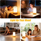 Qiuxunies Light Therapy Lamp 10000 Lux, Sunlight Lamp with Remote Control, 3 Color Temperatures & 4 Brightness Levels, Full Spectrum Light, Ideal as Desk, Bedside Lamp & Gift for Home/Office