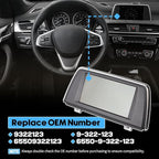 6.5'' Information GPS Dash Display Screen Fit for BMW X1 F48 2.0L 2016-2018 Fit for BMW X2 F39 2.0L 2016-2018 Dash Multimedia Navigation Monitor Replaces 9322123 9-322-123 65509322123 6550-9-322-123