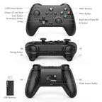 AceGamer Pluto 2.4G Wireless Bluetooth Controller for PC/Switch/Switch 2/iOS/Android/Steam,TMR Joysticks,Hall Effect Triggers,4-Motors Vibration,1000Hz Polling Rate,Force-balanced Lever Bumpers,Pragrammable Back Buttons