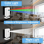 KCMYTONER Motion Sensor Door Chime Battery Operated, Motion Sensor Alarm for Business,Doorway Motion Bell,Volume Adjustable,918Ft Range,5 Modes, 36 Tunes, for Home, Store, Office