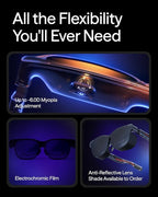 VITURE Luma XR Glasses — 146” 1200p Ultra Sharp Display, 1000 Nits, 50° FOV, Dimming Adjustments, USB-C Connection for iPhone, Android, Mac, PC, Steam Deck, First-Ever XR Experience for Switch 2