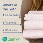 Full Size 4 Piece Sheet Set - Comfy Breathable & Cooling Bed Sheets Set - Hotel Luxury Bedding for Women, Men, Kids, Teens, Boys & Girls - Deep Pockets, Soft, Wrinkle Free - Oeko-Tex - Lavender Pink