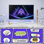 Amzfast 25 Inch White Gaming Monitor 320Hz/300Hz/240Hz, FHD 1080P 1ms Fast IPS Monitor, 12 Months Warranty Exchange (HDMI & DP Dual Cable) TÜV Rheinland Eye Care | AI Crosshair, Night Vision Function