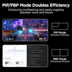 KOORUI 34-inch Curved Ultrawide WQHD 3440×1440 Gaming Monitor, 180Hz 1000R- PIP/PBP, 1ms(MPRT), HDR400, DCI-P3 95%, FreeSync Premium, 1 x DP 1.4 & 2 x HDMI 2.0, Tilt Height Swivel Adjustment, 34E6UC