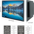 TouchWo 21.5 inch Android 14 Touchscreen Monitor Tablet, 16:9 FHD 1080P, WiFi & BT, Built-in Speakers, RK3576 8GB RAM & 128GB ROM, Smart Board for Classroom, Meeting & Game