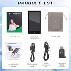 LANBOUY Selfie Screen Back Camera Monitor Phone Vlog Magnetic Selfie Screen Mirroring Vlogging Content Creator Kit for Live Stream Tiktok, Compatible with iPhone