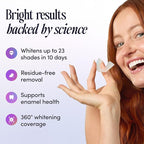 Boca Bella Teeth Whitening U-Wraps – 10 Treatments – 15% Hydrogen Peroxide, Enamel-Safe, No Harsh Sensitivity – Patented Strip Design with Aloe, Calendula & Peppermint – Fast, Even Whitening