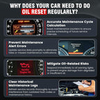 2026 BOSSCOMM IF740 OBD2 Scanner, 4 Systems ABS/SRS/Transmission/Check Engine Code Reader Scan Tool with Oil＆Throttle Resets, Car Scanner Diagnostic Tool for All Cars, Lifetime Free Update