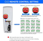 Ceiling Fan Remote Control with Up and Down Light,Replacement for Hampton Bay UC7078T L3H2010FANHD Fan-HD Fan-HD5,3-Speed and Light Dimmer (Remote Only)