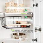 Wall Kitchen Cabinets, RTA Cabinets, White Shaker Cabinet, Wall Mounted, RTA Upper Cabinet, Modern for Kitchen and Bathroom with Door (White, 12" W x 42" H x 12" D)