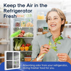 ICEPURE AF004 Refrigerator Air Filter Replacement for LG LT120F, Kenmore Elite 469918, 9918, ADQ73214402, ADQ73214404, ADQ73334008, 3PACK