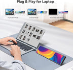 AISHICHEN 11.26" Mini Monitor FHD 1920x440 Small Wide Monitor for PC Case, LCD Screen IPS Display with HDMI & Type-C for Raspberry Pi Laptop CPU GPU Temperature Aida64 Monitoring