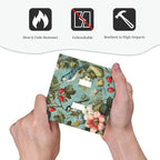 Bvtewkhz William Morris Flower 2 Gang Double Toggle Wall Plate Cover Decorative Light Switch Covers Electrical Faceplate Switch Plates for Bathroom Kitchen Home