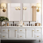 Mirrorons Bathroom Mirror 28"×36", Modern Bathroom Vanity Mirror, Frameless Mirror with Polished Edge for Bedroom, Living Room, Entryway, Shatterproof (Horizontal/Vertical)