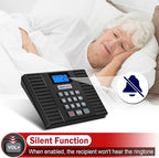 SANZUCO 60D Intercoms Wireless for Home, Full Duplex Intercom System for House/Business, 1400ft Intercoms Hands-Free Real-Time Talk, Expandable to 18 Stations, Group Call & Auto Answer (2 Stations)