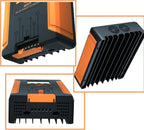 iSunergy 80A 180V MPPT Solar Charge Controller 12V/24V/36V/48V Auto, Heat-Dissipating Metal Housing, Dual Fans, and LCD Display, for LiFePO4, Gel, Lithium, SLD, FLD, and Ternary Battery