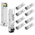 OPSTRAN 1000BASE-SX SFP Optical Transceiver Module Compatible with Cisco GLC-SX-MMD GLC-SX-MM SFP-GE-S GLC-SX-MM-RGD 850nm 550m DDM Duplex LC MMF 10pcs/Pack