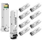 OPSTRAN 1000BASE-SX SFP Optical Transceiver Module Compatible with Cisco GLC-SX-MMD GLC-SX-MM SFP-GE-S GLC-SX-MM-RGD 850nm 550m DDM Duplex LC MMF 10pcs/Pack