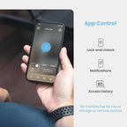 Lockly PIN Genie Pro Zeno Series Smart Lock, Keyless Entry Door Lock with Apple Home Key, Built-in Wi-Fi Keypad Deadbolt Locks for Front Door, App Remote Control, IP65 Weatherproof, Easy Installation