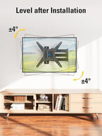 Mounting Dream Long Arm TV Wall Mount for Most 26-65 Inch TVs, 30 Inch Long Extension TV Mount Swivel and Tilt, Full Motion Wall Mount TV Bracket Fit Max VESA 400x400mm,Up to 99 lbs, MD2286-M