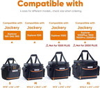 FRECOLSH Travel Carrying Case Compatible with Jackery Explorer 1500, Portable Power Station Storage Case with Water- proof Bottom and Pocket for Jackery Accessories Solar Generator, Storage Bag Only
