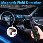 JMDHKK M8000 Hidden Camera Detector, Bug Detector,Camera Finder, Signal Detector for Hotels, Travels, Vehicles, Offices, Public Fitting Rooms (Gray)