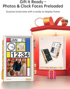 Divoom Times Frame-10.1" WiFi Digital Picture Frame with 64GB, Free App with No Subscription Fees, Supports Uploading Photos/Videos/Calendars/Weather/Sports Scores and Various DIY Content