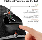HALIDODO Red Light Therapy & Vibration Massage Knee Brace - Wireless Rechargeable Controller, 660nm & 850nm Red Light Therapy Heated Device for Knee/Joint/Elbow/Shoulder.