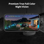 Aqara 4MP Camera Hub G5 Pro PoE, True Color Night Vision Security Camera Outdoor, HomeKit Secure Video, Thread Border Router, Local Detection, Thread/Zigbee, Supports Alexa, Google, Smartthings, White