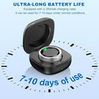 SEEKZERO Smart Ring-Size First Before You Buy, No APP Subscription,7-10 Days of Use,Sleep & Activity Real-Time Monitor, Stress/Heart Rate/SPO₂ Tracker, Compatible with iOS and Android (Silver, 11)