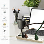 GoGreen Power Inc. (G-16103MIN-2) 6 Outlet Surge Protector, 2FT Cord, White, 2 Pack