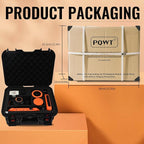 PQWT Underground Water Leak Detectors for Home and Outdoor PQ125C Wall Pipe Water Leakage Detection with Touchscreen Earphone and Carrying Case Multi Sensor Acoustic Pipeline Sound Intensifier