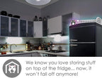 Haus Maus The Original Laundry Guard - Stop Laundry From Falling Behind Washer/Dryer - Invented by a US Mom - Made in NorthAmerica - Magnetic - Fits Most Front Loading Machines - Top of Fridge - White