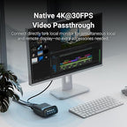 GL.iNet Comet Pro (GL-RM10) Remote KVM Over Wi-Fi, Dual Band Wi-Fi 6, 4K@30FPS Passthrough, Touchscreen, 32GB eMMC,Tailscale Support Remote Access for Disaster Recovery, Home Office, IT Professional