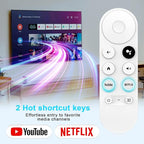 Replacement Voice Remote for Google-Chromecast-Remote, for Chromecast with Google TV Remote 4K/HD & Google TV Streamer 4K
