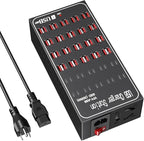 300W USB Charging Station, 60 Port USB C Charger Block, USB Charger hub for Multiple Devices, USB C Multi Charge Compatible with iPhone 17 16 15 14 13, iPad, Samsung Galaxy S23 S24, Pixel