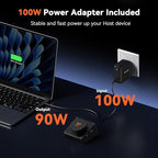 TobenONE 10-in-1 Shortcut-Key Docking Station with 4 Shortcut Button and Volume Knob, USB C Dock with 4K@60Hz HDMI, 100W PD, 3 USB, Ethernet, Audio, SD/microSD for MacBook, Windows, Chrome, Mac mini