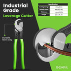 GEARit 4 Gauge CCA Ground Wire (25FT Each - Black and Red) All-in-One Kit: Crimping Tool, Cutter, 15 Lugs, and 20 Heat Shrink Wrap