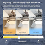 TX028C-S Ceiling Fan Remote Control Replacement for Hampton Bay Home Decorators Collection, 3-Speed Light Dimmer and Color-Changing, 4 Dip Switches Replacement for A25-TX028C-S (Remote Only)