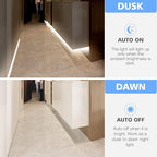 WOBANE White LED Strip Light, 16.4ft Motion Activated Light Strip with Remote and Adapter, Night Light, Dimmable, PIR Function, 300 LEDs Rope Light for Closet,Kitchen Cabinet,Room,Wardrobe,White