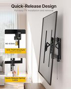 monTEK Heavy Duty Tilting TV Wall Mount for 55–105" Large TVs up to 200 lbs – Low Profile, Universal Fit, Tilt & Swivel Adjustment, 6.8" Extension, Max VESA 1000x600mm, Fits 16"/18"/24"/32" Studs